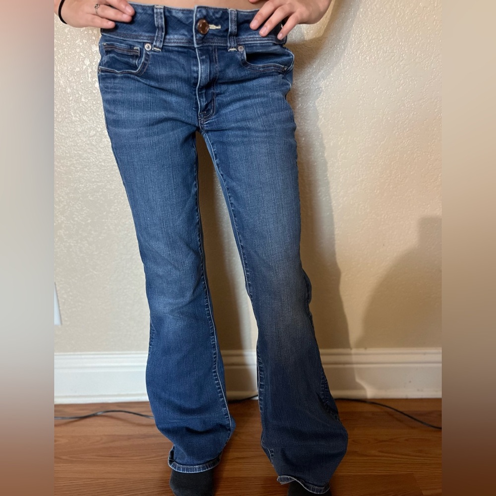 American Eagle Outfitters Blue Flare Jeans
